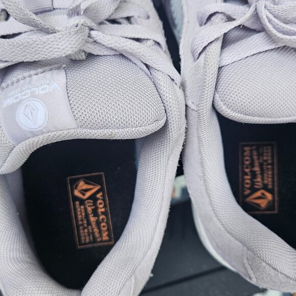 Volcom Hybrid EH Womens Size 8.5W Composite Toe Work Shoes Sneakers Purple White - Picture 4 of 7